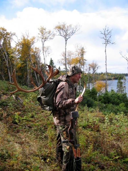 The author on his woodland caribou hunt. Image courtesy Dennis Dunn.