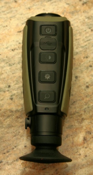 The controls of the Scout II monocular.