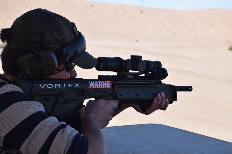 The Kel-Tec RDB in action on Media Day. Image by Colin Anthony.