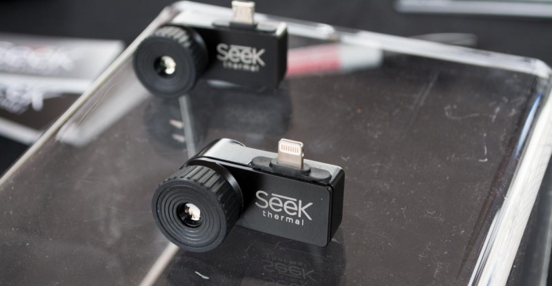 SEEK Thermal's new IR camera for iPhone and Android devices.