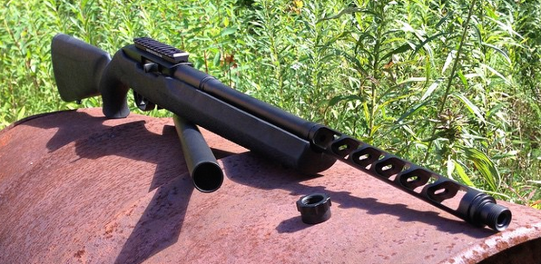 This integrally suppressed Ruger 10/22 barrel is in the "I want it now!" category.