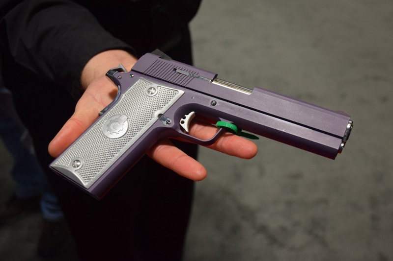 The Purple Bling Coonan .357. One of the finest pistols ever made. Image by Matt Korovesis.