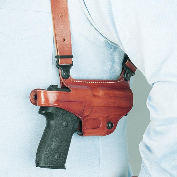 A good shoulder holster like this Galco Miami II is a great option if you spend a lot of time seated. Image courtesy Galco.