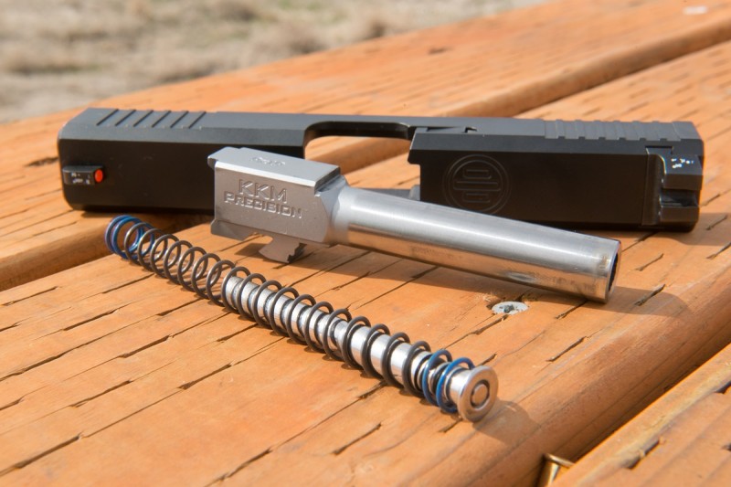 A KKM Precision barrel and Sprinco recoil management system rounded out the build.