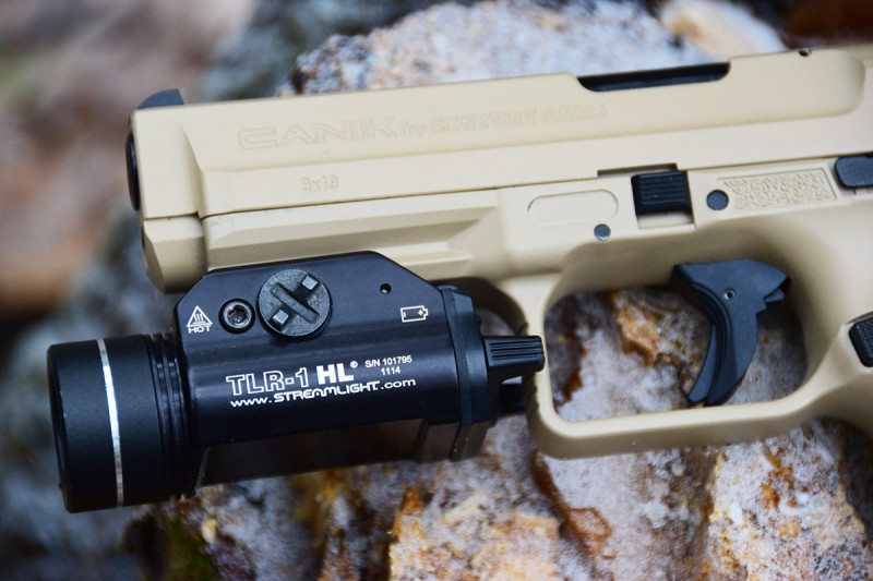Also keeping with other modern designs, the TP9SA features an accessory rail on the frame right below the muzzle. 