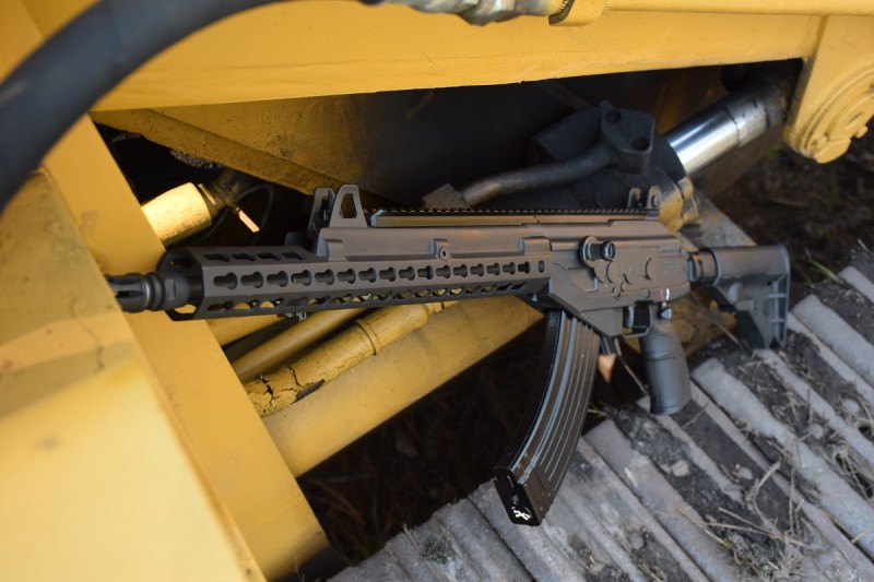 A Galil ACE rifle outfitted with the RS Regulate GAR.