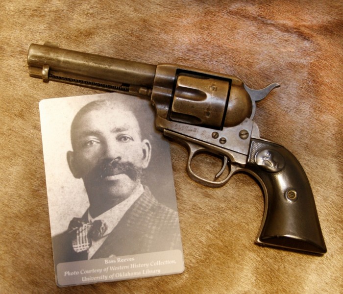 Bass Reeves' Colt Single Action Army .45 Revolver. Image courtesy Western History Collection, University of Oklahoma Library.