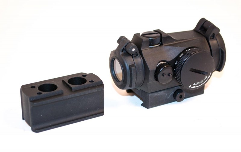 The Aimpoint Micro T-2 with high mount for AR-type rifle use.