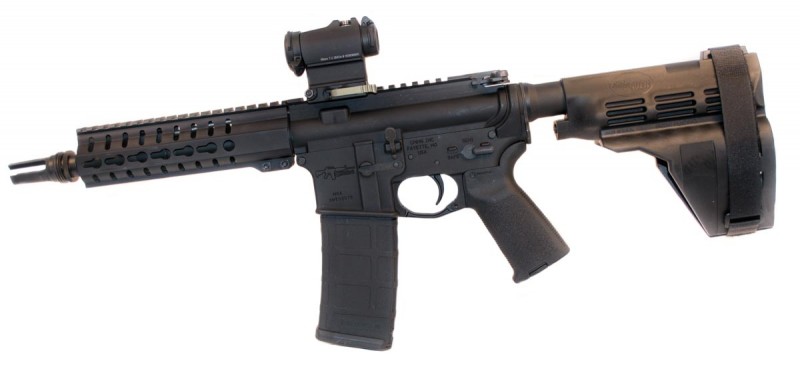 The test platform: CMMG's Mk4 300 AAC Blackout Pistol