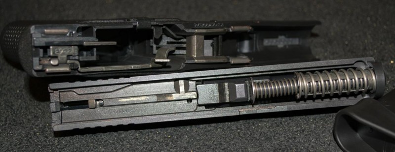 The guts are exactly what you would expect from a Generation 4 Glock.