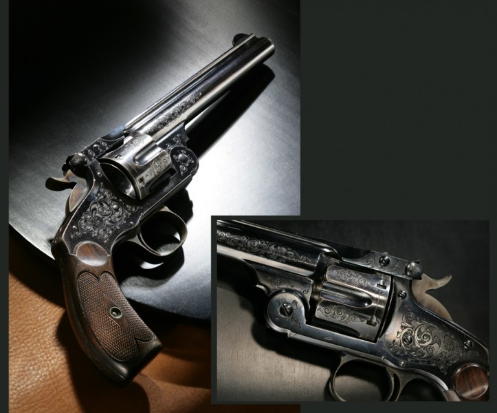 Theodore Roosevelt's Smith & Wesson New Model Number 3 revolver in .44 Russian.