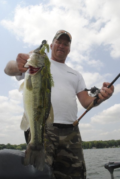 Most Southern Michigan lakes have good largemouth bass populations.