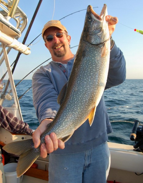 Great Lakes anglers can do well targeting lake trout in July.