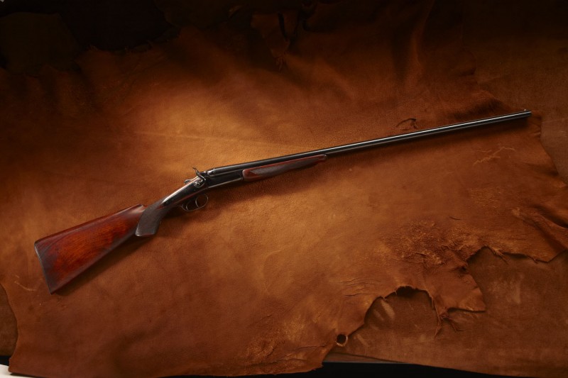 Annie Oakley's Hibbard .410 shotgun at the National Sporting Arms Museum.