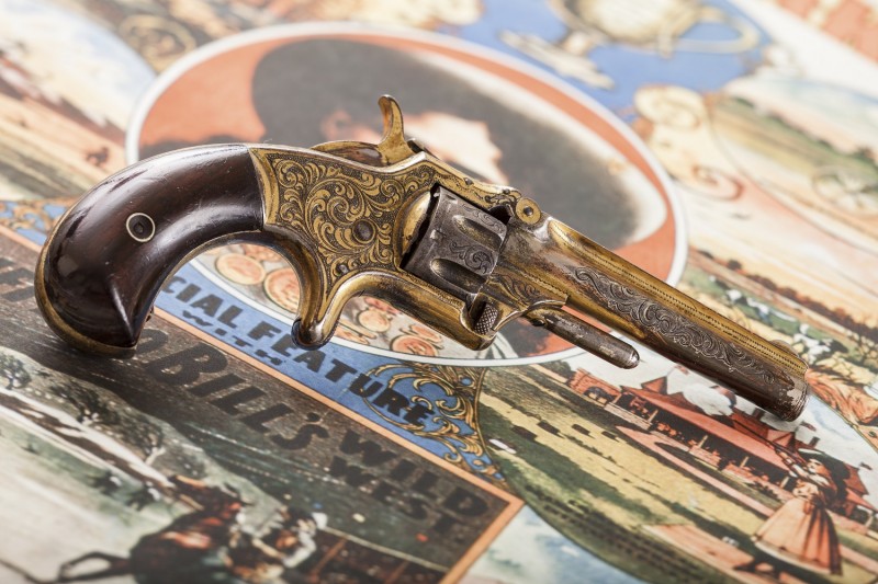 Annie Oakley's seven-shot Smith & Wesson Model 1 revolver from the National Sporting Arms Museum.