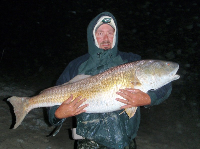 Most of the big ones are caught in low- or no-light conditions.