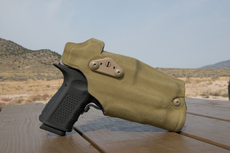 The G19 in a Safariland ALS holster.