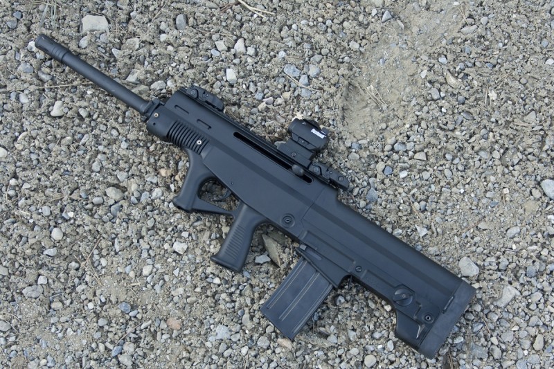 The LA K12 is a descendant of the QBZ family of assault rifles.