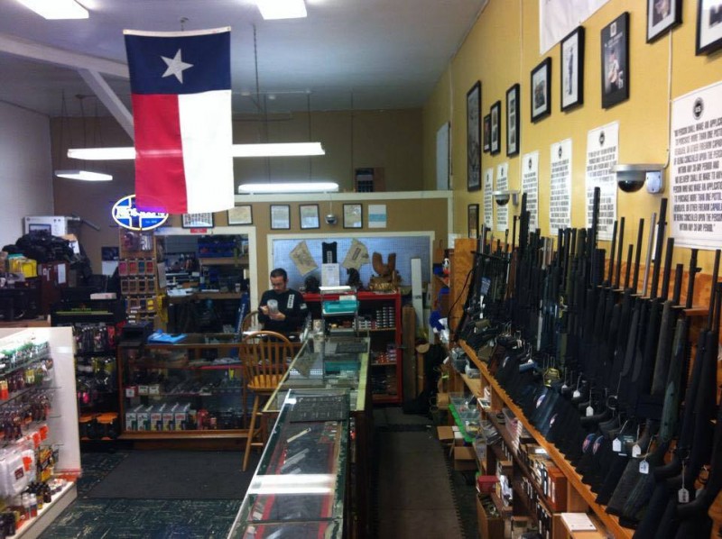 Inside the store hangs a Texas flag, which serves as a reminder of when fans and supporters encouraged the shop to move to Texas. 
