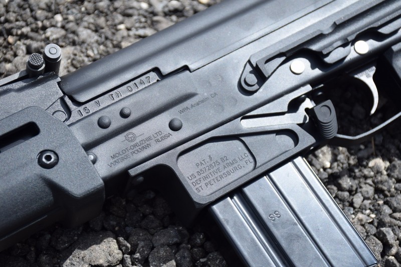 DA's magwell is solidly attached to the receiver of the GrendAK. It allows the operator to use 6.5 Grendel AR-pattern magazines, and features a bolt hold-open device and a bolt release.