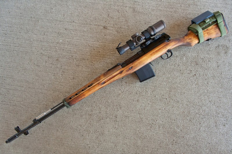 The author's SVT fitted with an aftermarket scope and scope mount.