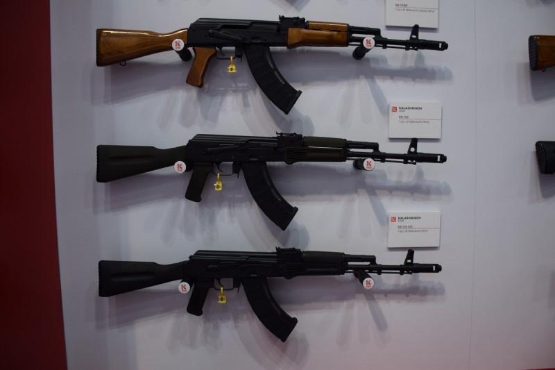 KR-103 rifles.