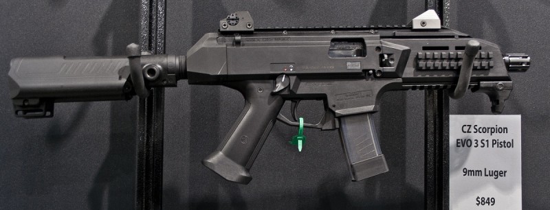 The CZ USA Scorpion Evo 3 S1 pistol. Image by Edward Osborne.