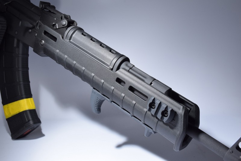 The Zhukov handguard has ample space for mounting M-LOK accessories and rail sections.