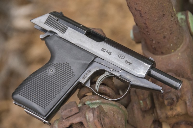 The P-83 Wanad features a slide lock/release, a feature not present on all combloc milsurp pistols.