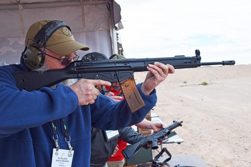A Z43 Rifle at SHOT Show 2016 Industry Day at the Range.