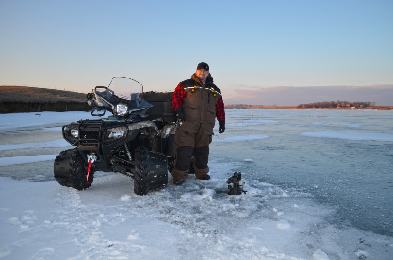 Mobility is a key factor in finding big fish through the ice.
