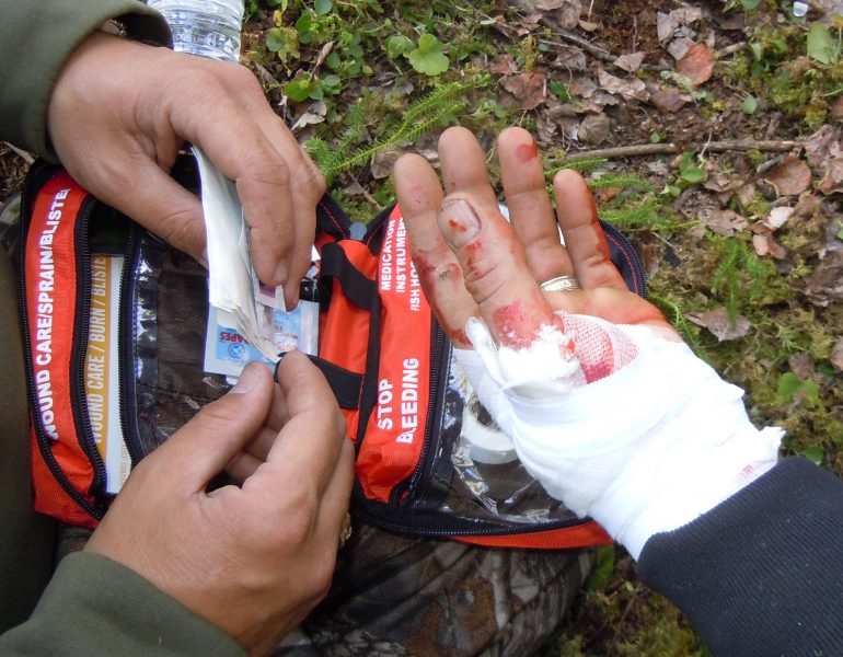A first aid kit is mandatory in anyone's bugout bag.