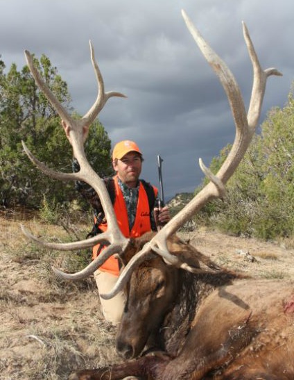 The author tagged this trophy the elk on BLM land in Colorado.