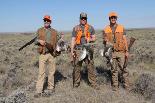 These sage grouse came from BLM land in Montana. From left to right: the author, Backcountry Hunters & Anglers Executive Director Land Tawney, and Montana Wildlife Federation Conservation Director Nick Gevock.