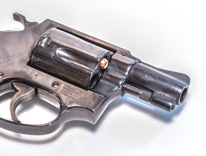 Even revolvers can jam. Most often this is an ammo problem, where the bullet sets out due to recoil.