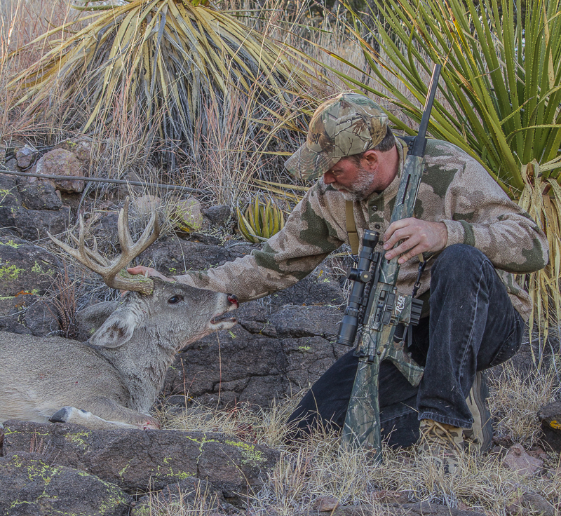 The author loves pursuing whitetails with an AR.
